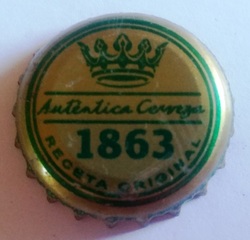 Auténtica cerveza 1863 Receta Original. Corona