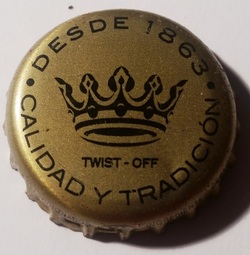 Desde 1863. Calidad y tradición. Twist-Off. Corona