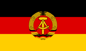 Bandera de República Democrática de Alemania