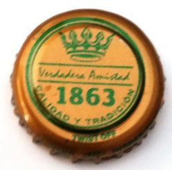 Verdadera Amistad 1863 Calidad y Tradición. Twist Off. Corona